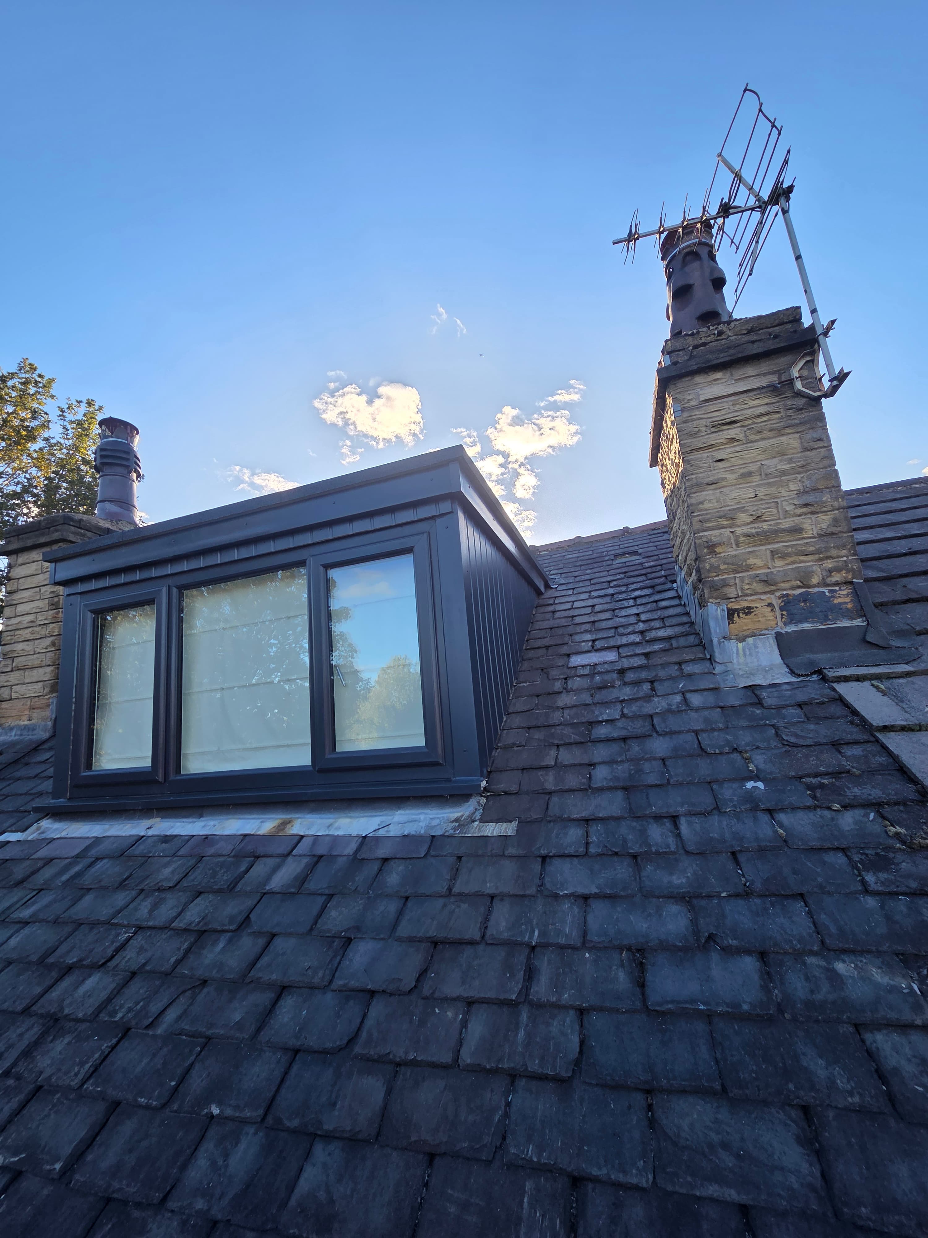 Dorma revamp and flat roof